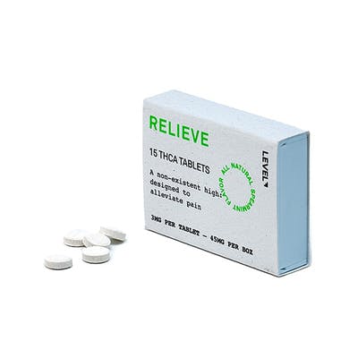 Level Relieve THCA TABLINGUALS 32mg 10ct 320mg