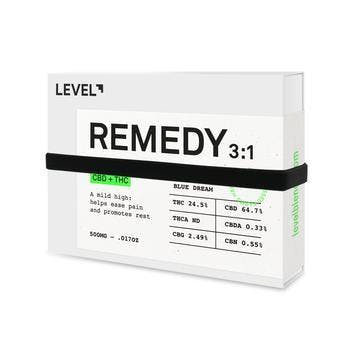 Level Remedy 3:1 Vape Cart .5g