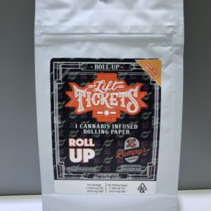 Lift Tickets Cannabis Infused Rolling Papers- Roll Up 1 Pack