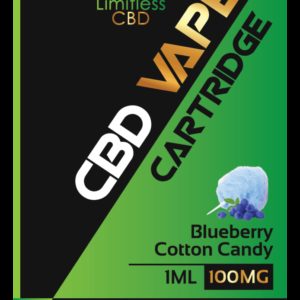 Limitless Cbd Vape Cartridge Blueberry Cotton Candy