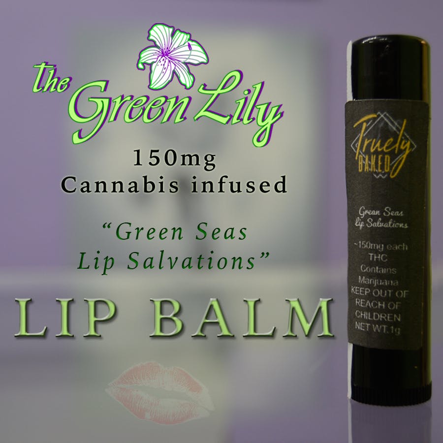Lip Balm 150mg THC "Green Seas Lip Salvation"