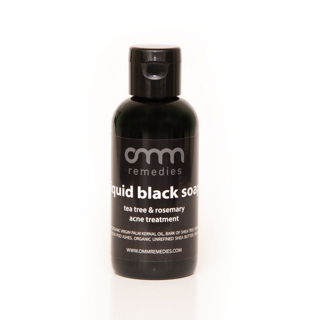 Liquid Black Soap Medicated Acne Treatment -- OMM Remedies