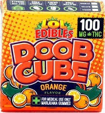 LOL Doob Cube-Orange 100mg