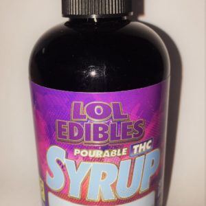 LOL Edibles - 500mg THC Syrup (Grape)