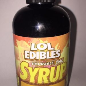 LOL Edibles - 500mg THC Syrup (Mango)