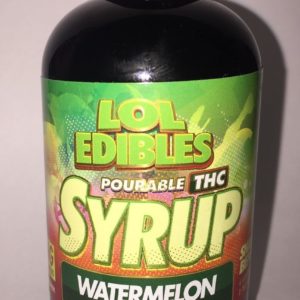 LOL Edibles - 500mg THC Syrup (Watermelon)