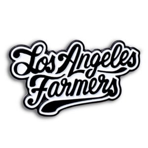 Los Angeles Farmers Pin (Black/White) (Medicinal/Recreational)