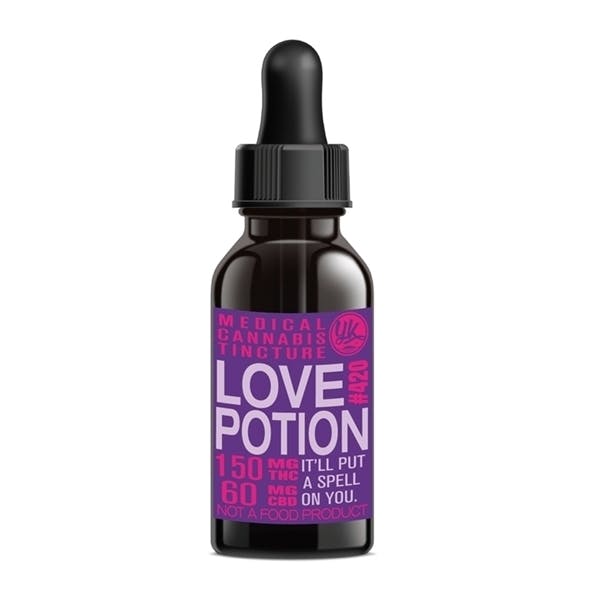 Love Potion #420 Tincture: 150mg THC, 60mg CBD (YUMMI KARMA)