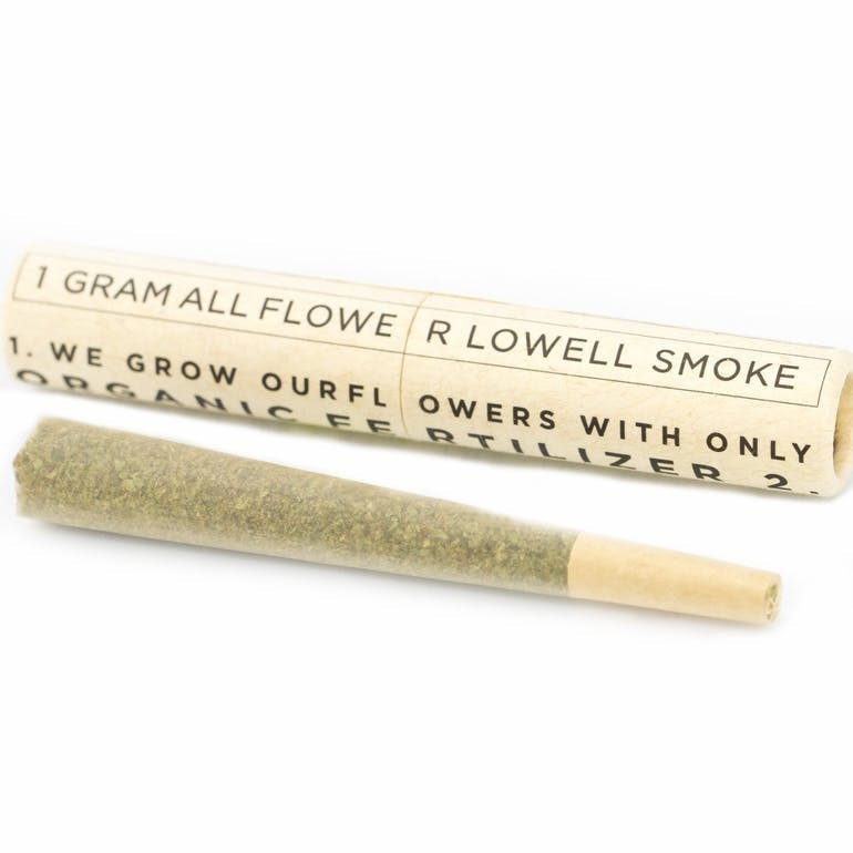 Lowell Herb Co- 1g Preroll White Cookies