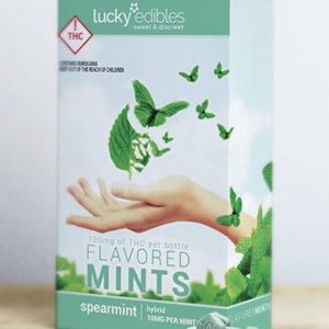 Lucky Edibles - SPEARMINT 100mg Mints