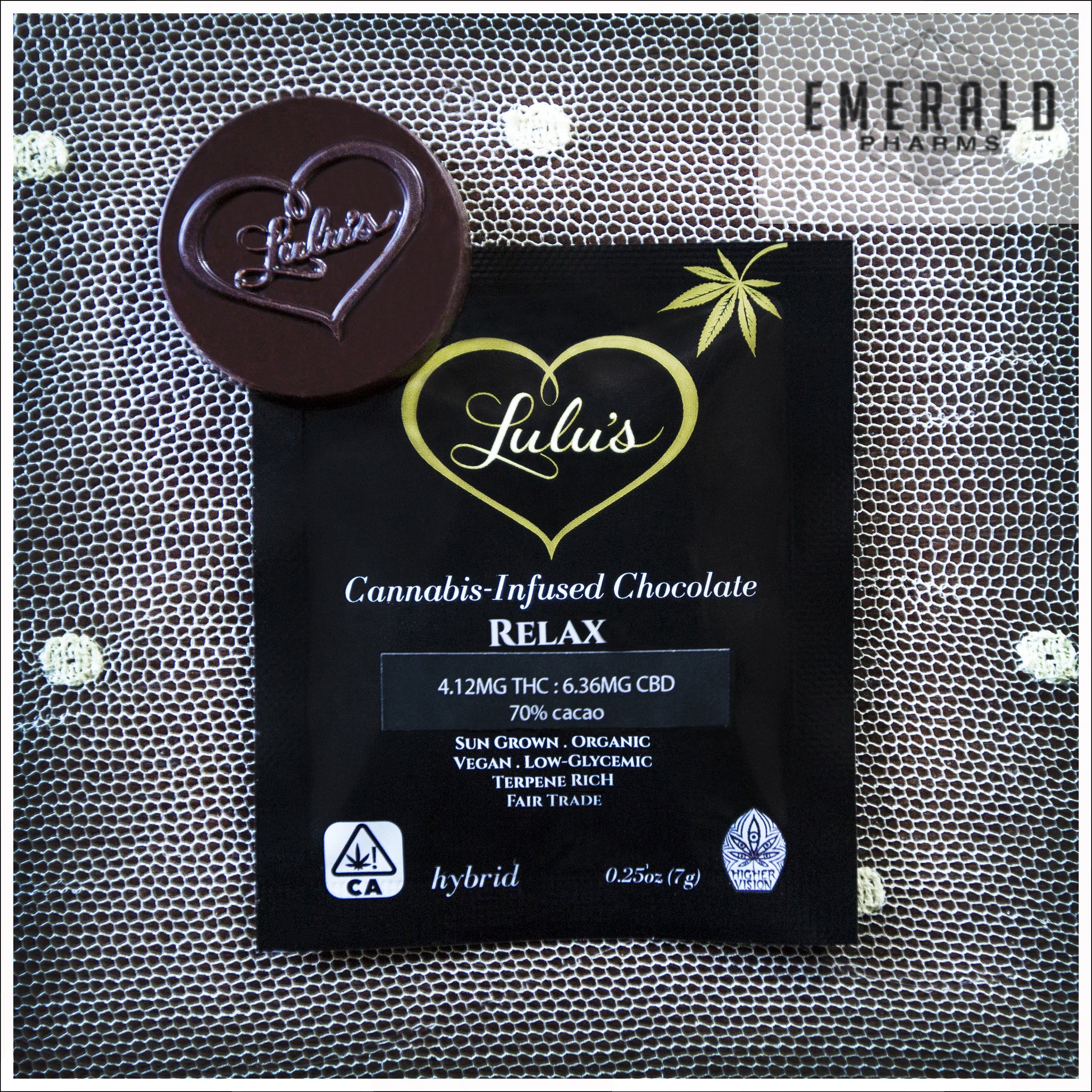 Lulu's Relax Cannabis Chocolate
