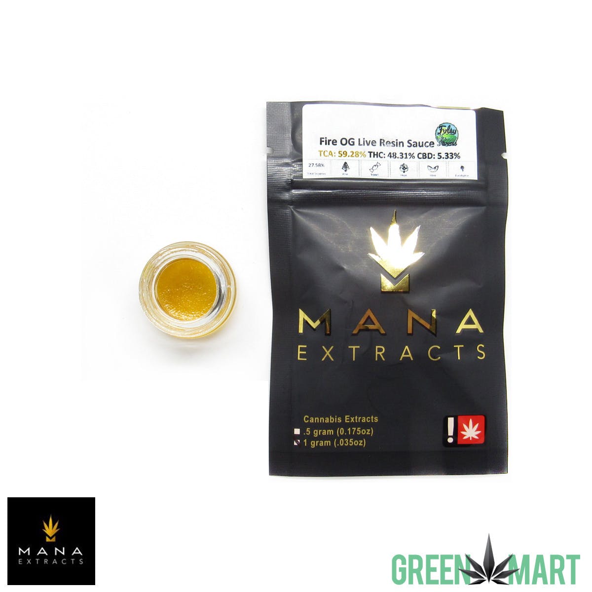 Mana Extracts - Fire OG Live Resin Sauce