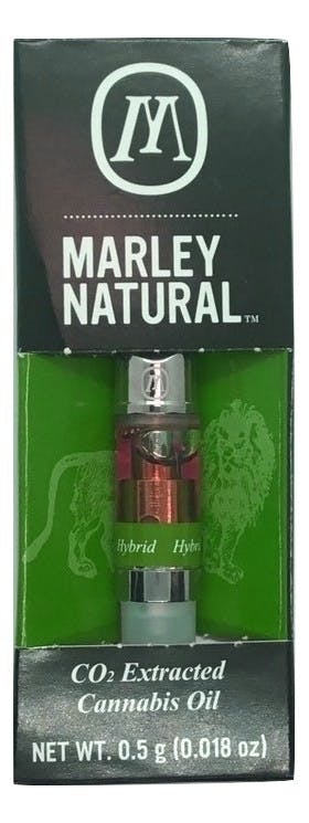 Marley Natural Green Hybrid .5g cartridge (metal)