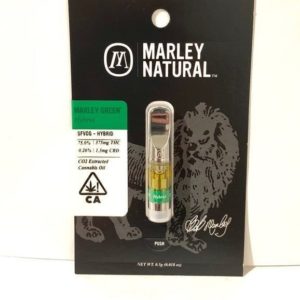 Marley Natural Vape Cartridge - Indica - Hash Plant - .5g