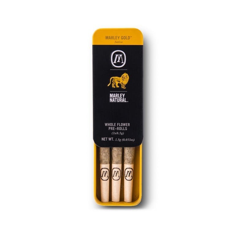 Marley Natural™ Gold - Sour Diesel Pre-Roll 3pk