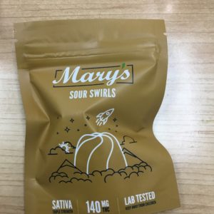Mary’s Sour Swirls 140mg Sativa