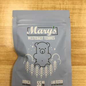 Mary’s West Coast Teddies 55mg THC Indica