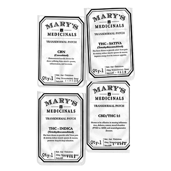Mary's Indica Transdermal Patch 10mg