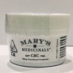 Mary's Medicinal CBC Transdermal Compound 100 mg