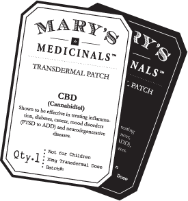 Mary's Medicinal CBD Transdermal Patch