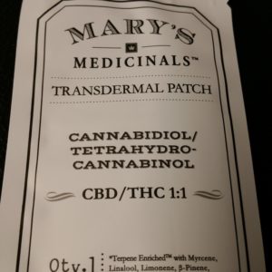 Mary's Medicinal Patch 1:1