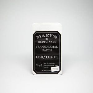 Mary's Medicinal Transdermal 1:1 CBD:THC 10mg