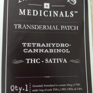 Mary's Medicinal Transdermal Patch THC -Sativa