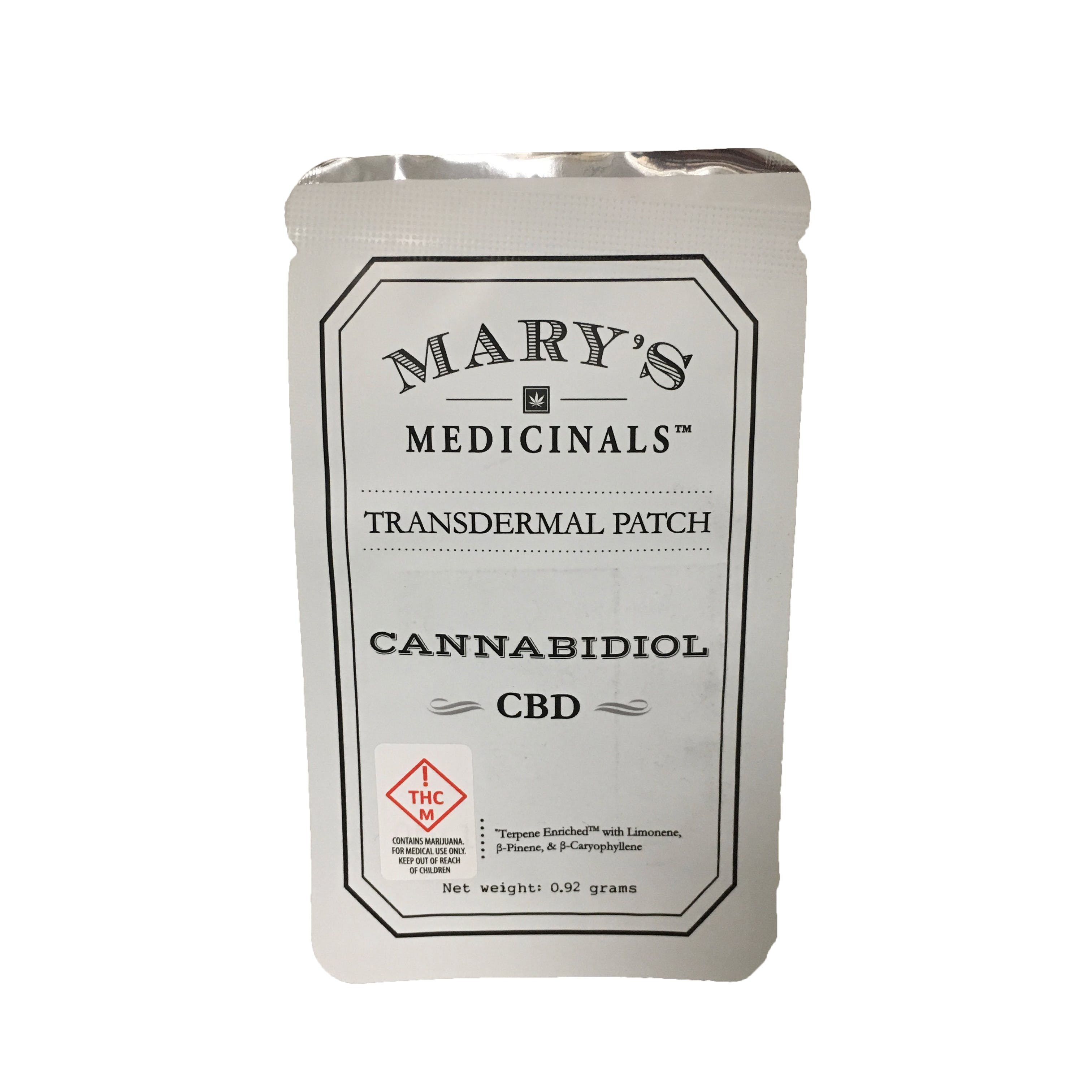 Mary's Medicinals, CBD: Cannabinol - Transdermal Patch