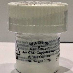 Mary's Medicinals CBD Capsules (5) 5 mg