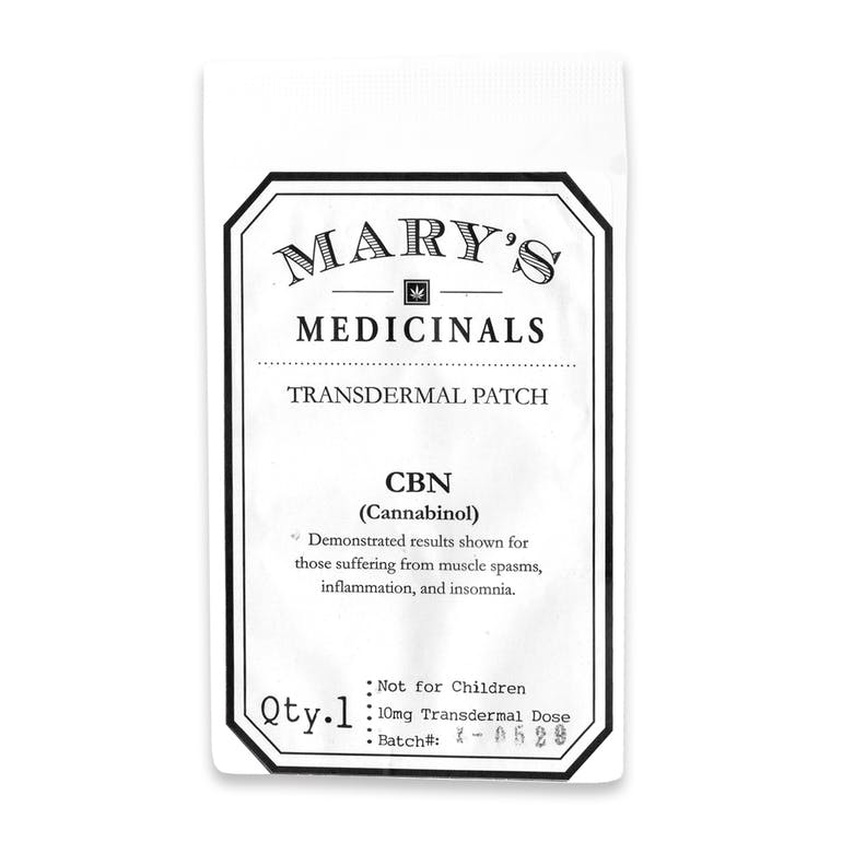 Mary's Medicinals CBN Trans-Dermal Patch
