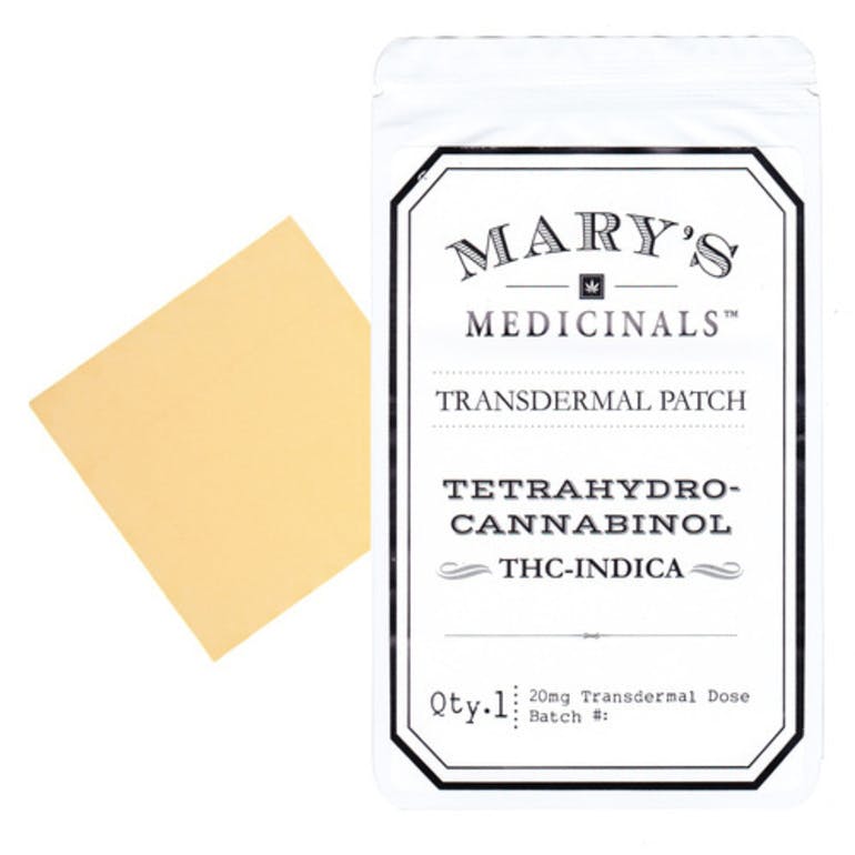 Mary's Medicinals THC Indica 20mg Transdermal Patch