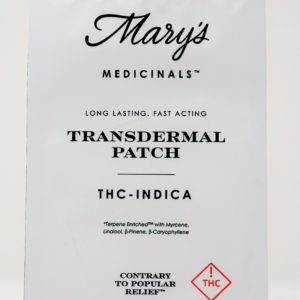 Mary's Medicinals - THC Indica - Transdermal Patch - 20mg