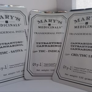 Mary's Medicinals THC Sativa 20mg Transdermal Patch