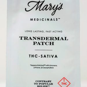 Mary's Medicinals - THC Transdermal Patch - Sativa - 20mg