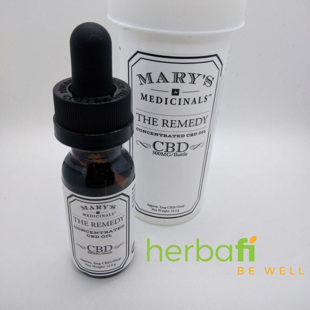 Mary's Medicinals: The Remedy Tincture 500mg CBD/THC