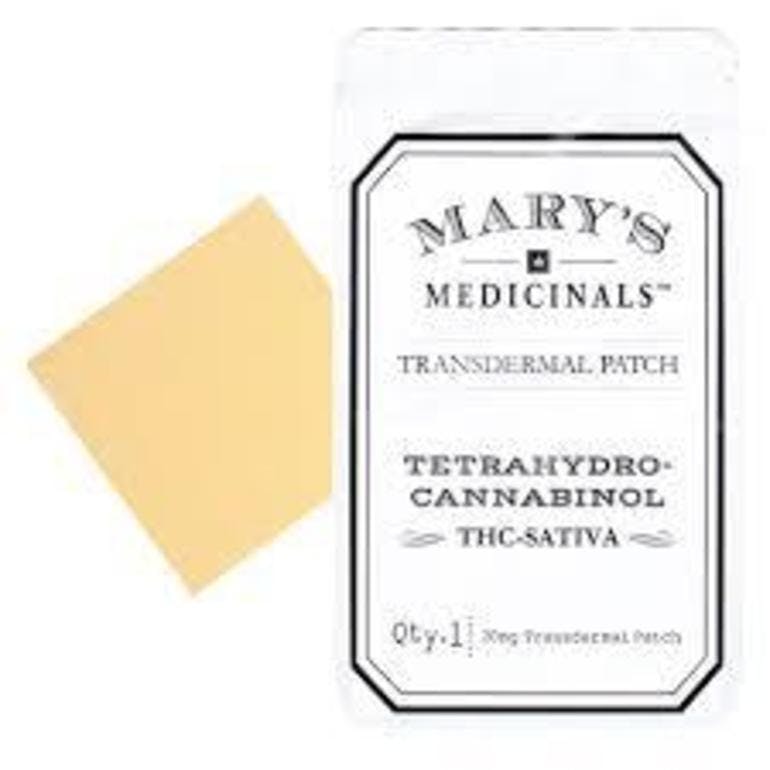 Mary's Medicinals Transdermal Patch, THC Sativa 20mg
