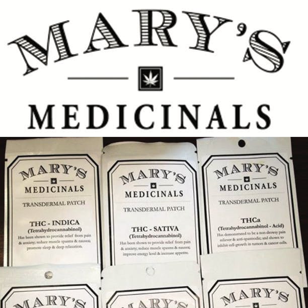 Marys Medicinals Transdermal Patches 1:1 CBD (Tax not included)