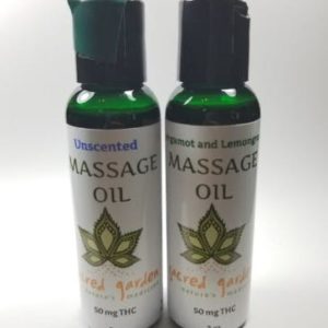 Massage Oil Unscented 2oz 50mg THC