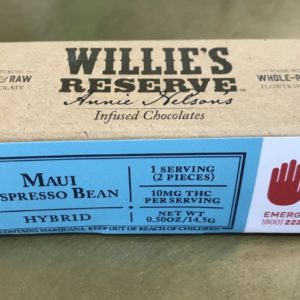 Maui Espresso Bean Chocolate by Willie's Reserve