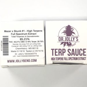 Mazar X Skunk #1 Terp Sauce | Dr. Jolly's