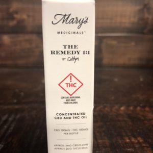 [MED] Mary's Medicinals Remedy 1:1 THC/CBD 100mg Tincture