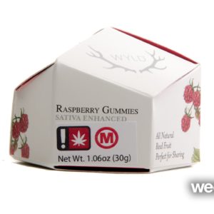 MED WYLD - Raspberry Sativa Gummies