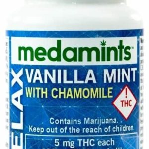 Medamints - Relax Vanilla Mints 250mg THC