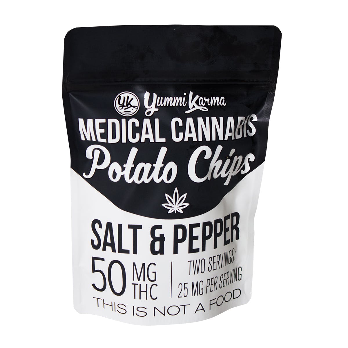 Medical Cannabis Potato Chips, Salt & Pepper 50mg