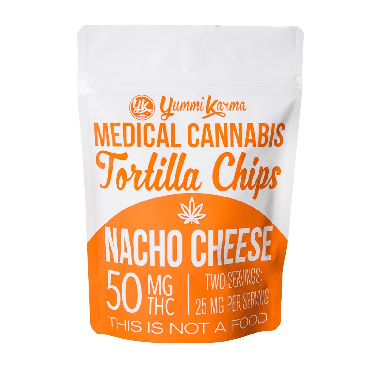 Medical Cannabis Tortilla Chips, Nacho Cheese 50mg