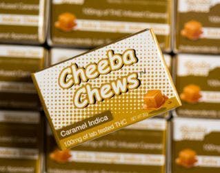 MEDICAL Cheeba Chews CC Brands LLC Caramel 100mg Indica