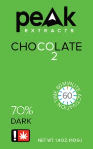 Medical - Peak Extracts: Jillybean Chocolate Bar