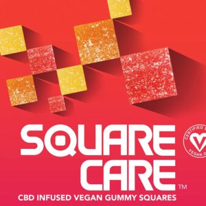 MEDICALLY MINDED - SQUARE CARE CBD GUMMIES - COTTON CANDY
