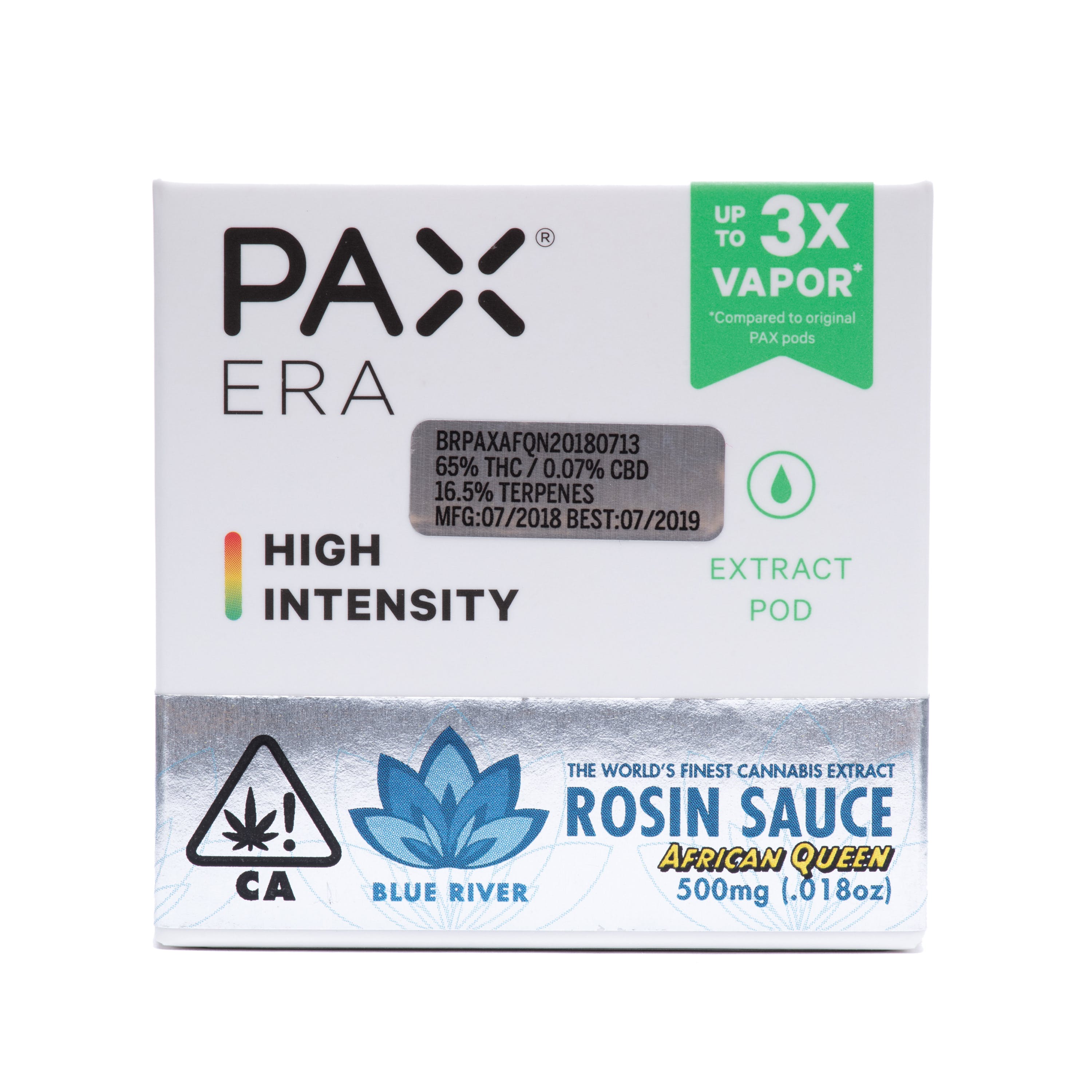 *Medical/Online(21+)* Blue River Pax Pods - African Queen Rosin Sauce