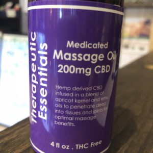 Medicated Massage Oil - 200mg CBD Lavender